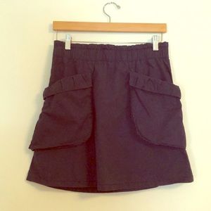 Navy H&M skirt